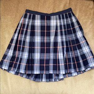 UO Plaid Pleated Mini Skirt
